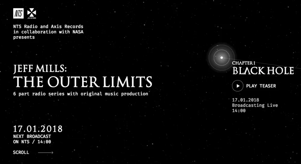 Jeff Mills to host new NTS show in collaboration with NASA