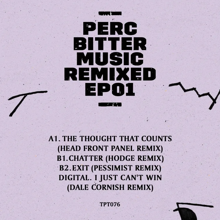 Perc to release two remix EP’s from Bitter Music LP